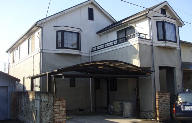 千葉県袖ケ浦市　外壁塗装・屋根塗装　ナノコンポジット　快適サーモF