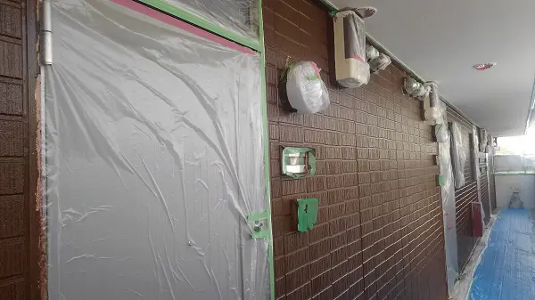 千葉県富津市　外壁塗装　屋根塗装　アパート塗装　下地処理　高圧洗浄 (2)