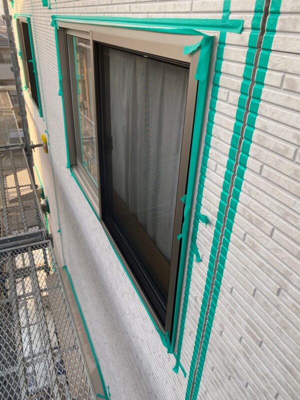 千葉県木更津市　M様邸　外壁塗装工事　下地処理　コーキング補修