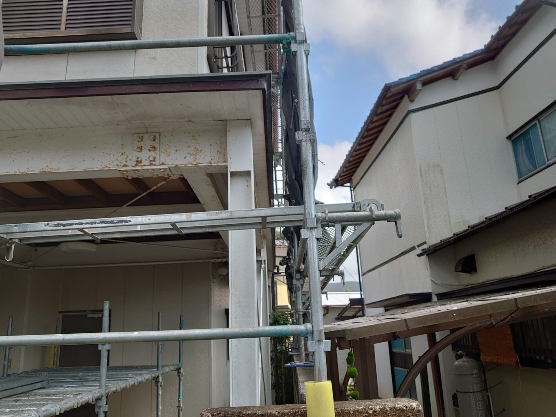 千葉県富津市　S様邸　外壁塗装・足場の設置（3）