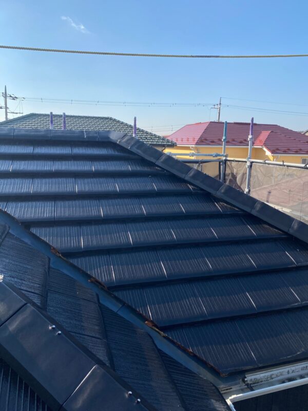 千葉県木更津市　M様邸　屋根塗装工事　下地処理　高圧洗浄はなぜ必要？