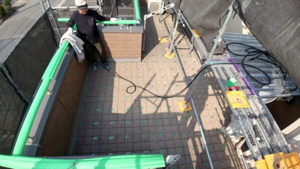千葉県勝浦市　N様邸　屋根塗装・外壁塗装　なぜ足場の設置は必要？